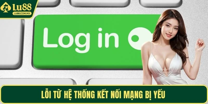 Lỗi từ hệ thống kết nối mạng bị yếu 